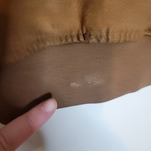 Zero restriction men's size L brown vneck golf vest small FLAW - Picture 9 of 9